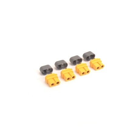 XT60 PLUG WITH SHEATH FEMALE ONLY - 4PCS