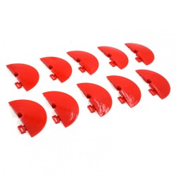 SLIDELOGY TRACK CIRCLE 10 PCS RED