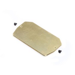 Brass Electronics Mounting Plate: 34g 22 5.0