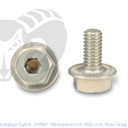 Wheel bolt aluminium (2)