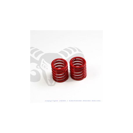 Shock spring front red - V8 hard (2)