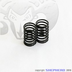 Shock spring rear black - V10 extra soft (2)