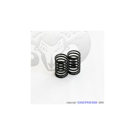 Shock spring rear black - V10 extra soft (2)