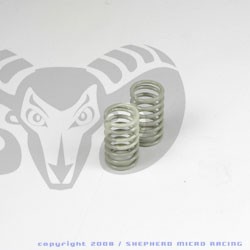 Shock spring rear grey - V10 soft (2)