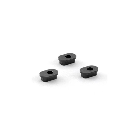 Caster inserts aluminium 6°/9° (3) - black