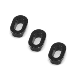 Caster inserts aluminium 3° - 12° (3) - black