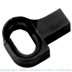 Hing pin bracket lower front - black