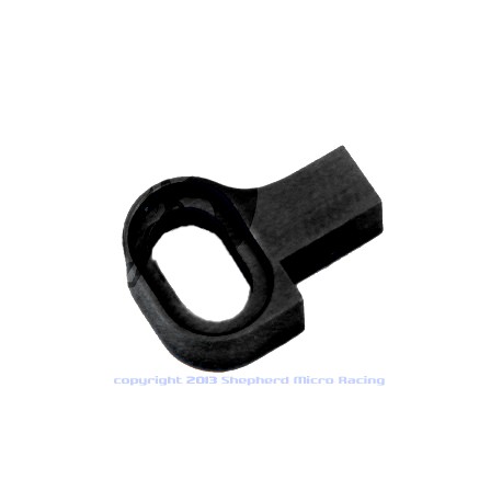 Hing pin bracket lower front - black