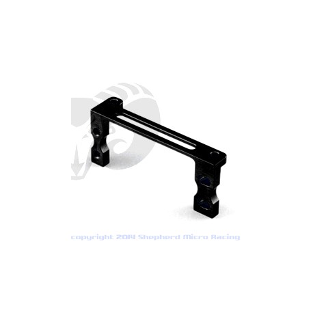 Servomount steering V10 aluminium - black