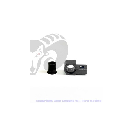 Hinge pin bracket lower front - black