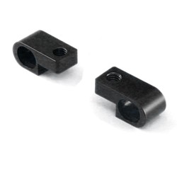 Hinge pin bracket lower front (2) - black