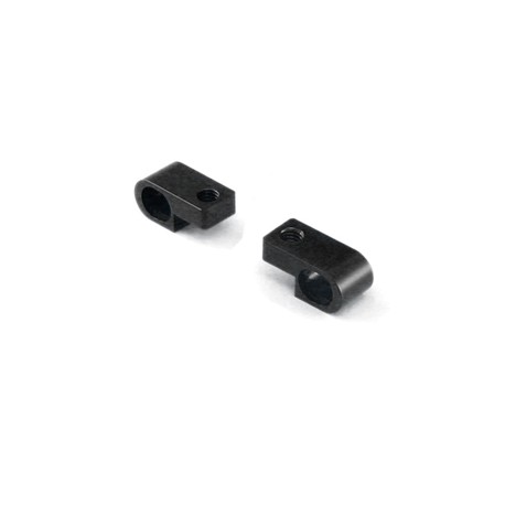 Hinge pin bracket lower front (2) - black