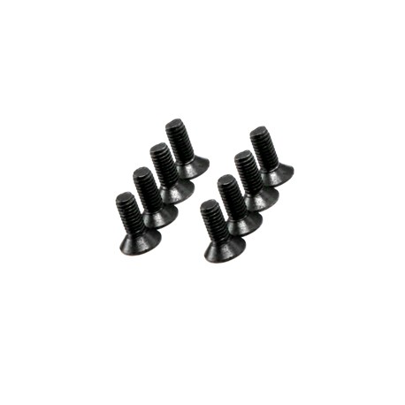 Hex. countersunk screw titanium M3x8 (8)