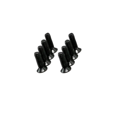 Hex. countersunk screw titanium M3x10 (8)