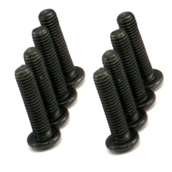 Hex. buttonhead screw titanium M3x12 (8)