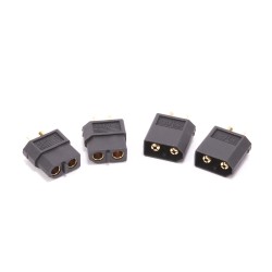 XT60 PLUG M/F BLACK - 2PCS