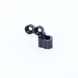 Hinge pin bracket upper rear rechts - black