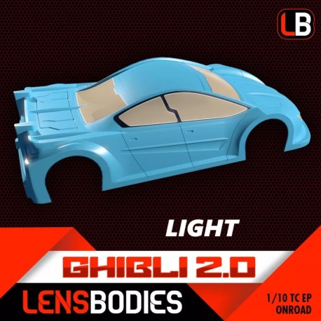 LENSBODIES 1/10 onroad body GHIBLI LIGHT